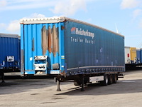 Schuifzeiloplegger krone sd 39000kg 2014 - afbeelding 1 van  1