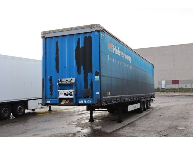 Schuifzeiloplegger krone sd 39000kg 2014 - afbeelding 1 van  1