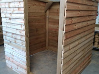 Schuilhut 1,80x1,80 met voorwand - afbeelding 2 van  4