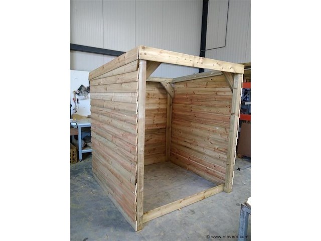 Schuilhut 1,80x1,80 - afbeelding 1 van  5