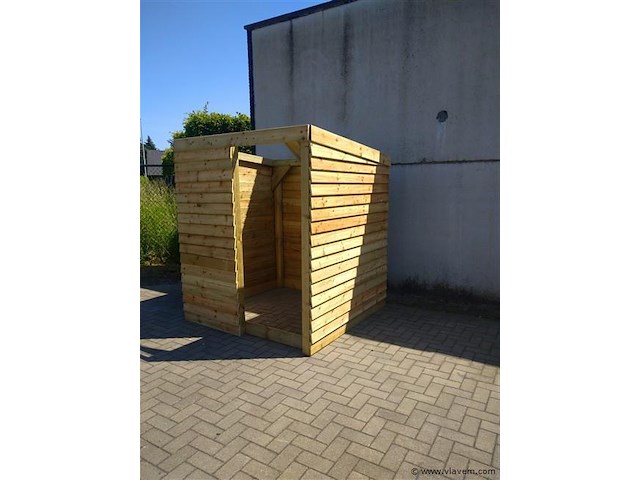 Schuilhut 1,80x3,60 met voorwand - afbeelding 4 van  4