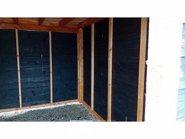 Schuilstal overkapping douglas, afm 400x300x h 265 cm, doorloophoogte 235 cm - afbeelding 3 van  3