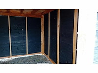 Schuilstal overkapping douglas, afm 400x300x h 265 cm, doorloophoogte 235 cm - afbeelding 3 van  3
