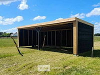 Schuilstal overkapping douglas, afm 500x300x h 265 cm, doorloophoogte 235 cm