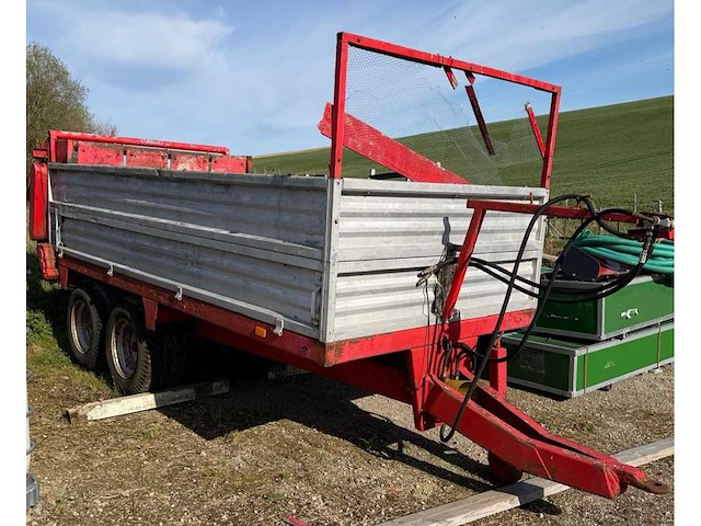 Schuitemaker - épandage horizontal 2 hérissons - epandeur fumier double essieux 2 hérissons - 2005 - afbeelding 1 van  1