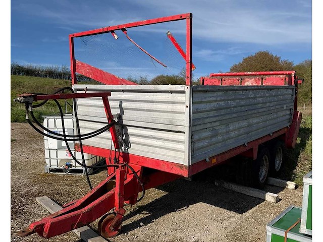 Schuitemaker - épandage horizontal 2 hérissons - epandeur fumier double essieux 2 hérissons - 2005 - afbeelding 3 van  3