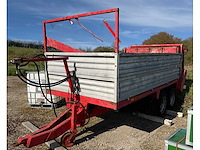 Schuitemaker - épandage horizontal 2 hérissons - epandeur fumier double essieux 2 hérissons - 2005 - afbeelding 3 van  3