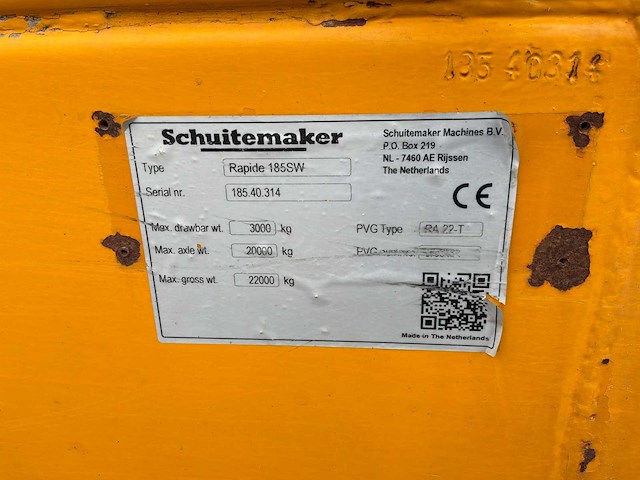 Schuitemaker rapide 185sw laad- en silagetrailer - afbeelding 7 van  15