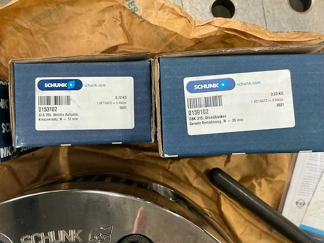 Schunk rota-g 315-102 klauwplaat draaibank (ongebruikt!) - afbeelding 3 van  7