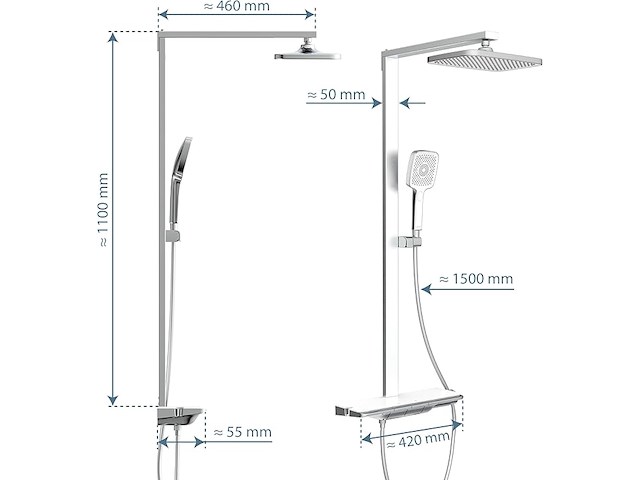 Schütte hawaii douchesysteem - afbeelding 3 van  6