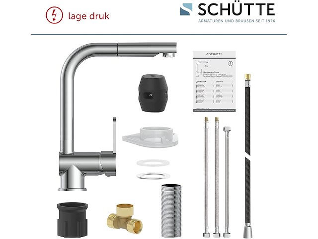 Schütte keukenkraan met uittrekbare vaatdouche - afbeelding 3 van  7