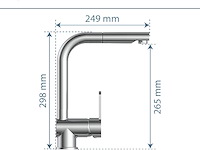 Schütte keukenkraan met uittrekbare vaatdouche - afbeelding 5 van  7