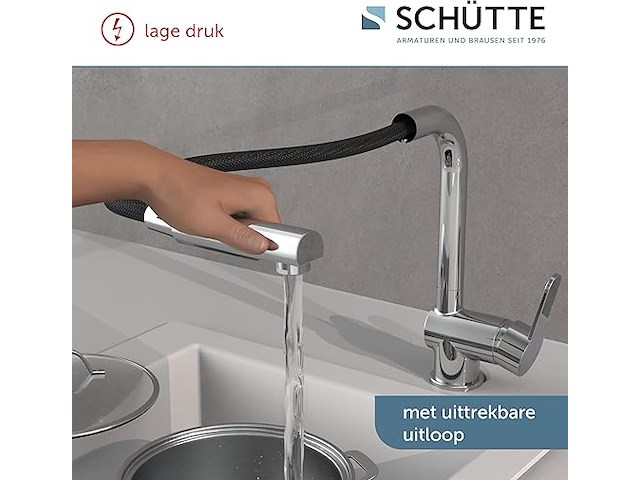 Schütte keukenkraan met uittrekbare vaatdouche - afbeelding 7 van  7
