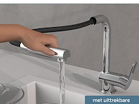 Schütte lagedruk keukenkraan london met uittrekbare afwasdouche - afbeelding 5 van  6