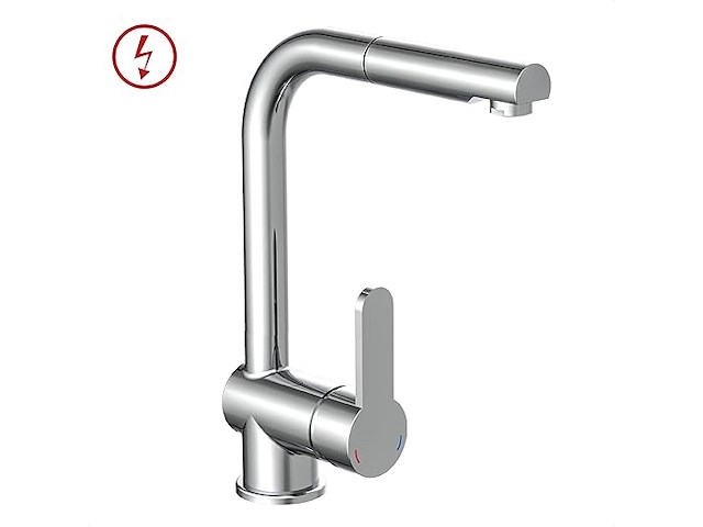 Schütte lagedruk keukenkraan london met uittrekbare afwasdouche - afbeelding 2 van  6