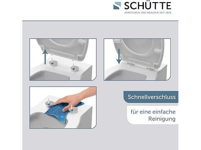 Schütte toiletbril met softclose-mechanisme - afbeelding 2 van  3