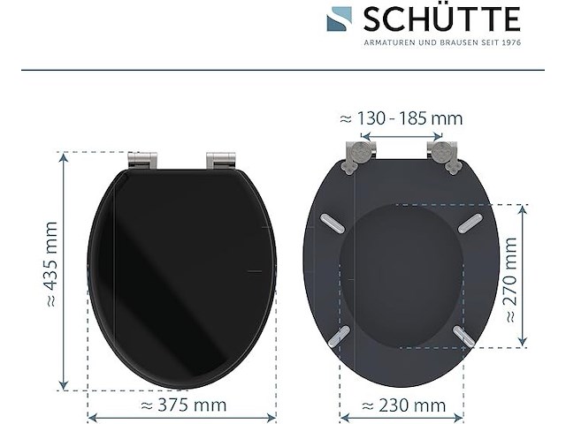 Schütte toiletbril met softclose-mechanisme - afbeelding 4 van  4