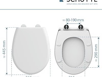 Schütte toiletbril met softclose-mechanisme - afbeelding 3 van  3