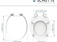Schütte wc-bril met softclose-mechanisme - afbeelding 3 van  4