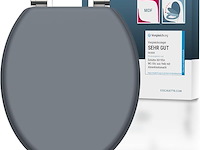 Schütte wc-bril spirit grey met softclosemechanisme - afbeelding 1 van  4