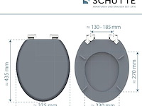 Schütte wc-bril spirit grey - afbeelding 2 van  3