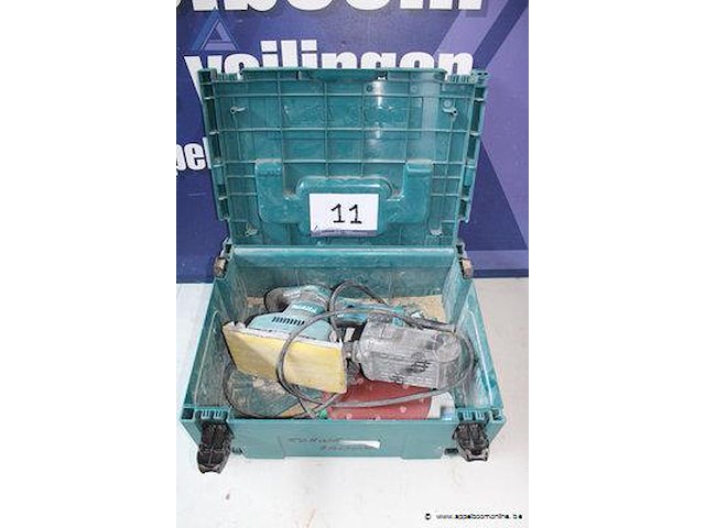 Schuurmachine - makita set schuurpapier (8-delig) - diverse maten opbergkoffer - makita - afbeelding 3 van  3