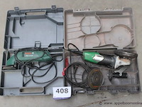 Schuurmachine bosch pda 10-92 en haakse slijptol hitachi, werking niet gekend - afbeelding 1 van  3