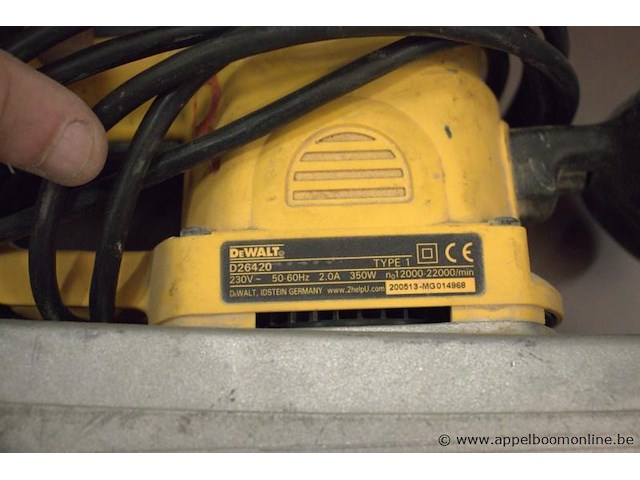 Schuurmachine dewalt d26420 - afbeelding 3 van  3