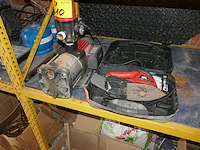Schuurmachine + hydrofoorpomp + takel