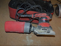 Schuurmachine milwaukee sps140 in tas, accu slijpschijf einhell met lader en accu te ag 18/115li (8,9) - afbeelding 4 van  8