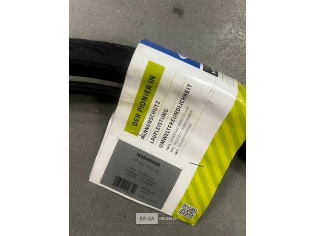 Schwalbe green marathon hs620 band 28x1.75 zwart - afbeelding 1 van  1