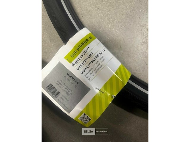 Schwalbe green marathon hs620 band 28x1.75 zwart - afbeelding 1 van  1