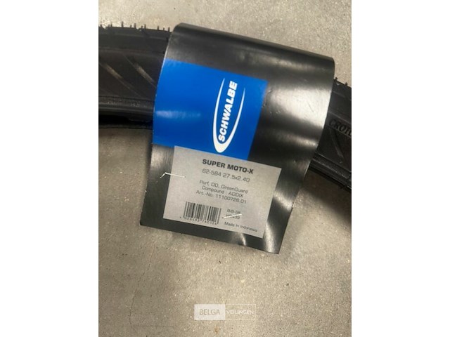 Schwalbe super moto-x hs439 band 27.5x2.40 zwart - afbeelding 1 van  1