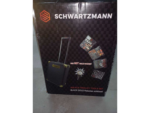 Schwartzmann 409 pcs gereedschapskoffer - afbeelding 1 van  7