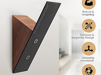 Schwarzwerk® set van 3 wandhaken - afbeelding 4 van  4