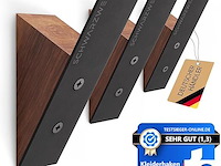 Schwarzwerk® set van 3 wandhaken - afbeelding 1 van  4