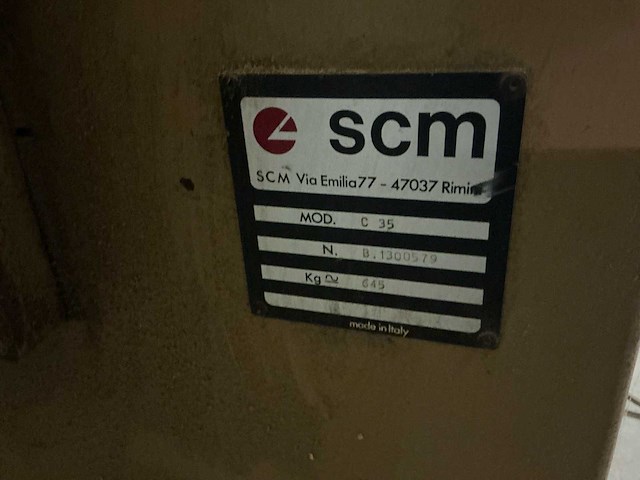 Scm c35 combinatie zaagmachine - afbeelding 4 van  8
