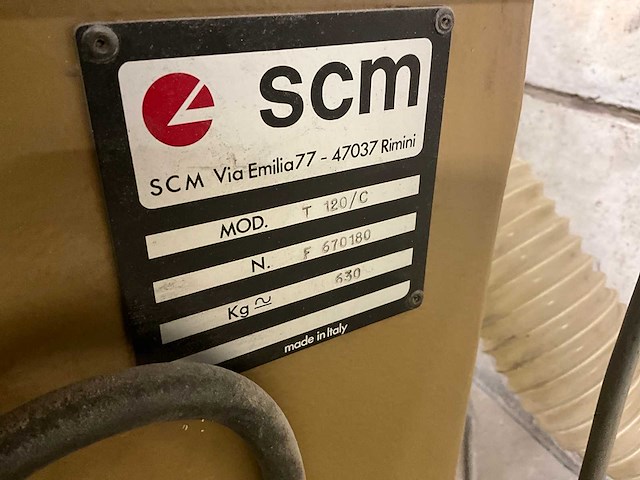 Scm t120c freesmachine hout - afbeelding 5 van  5