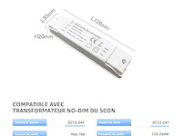 Scon dali dimmer 24v led smart low voltage dimbare controller voor magneet rail verlichtingssysteem - afbeelding 2 van  4