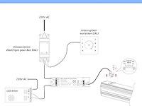 Scon dali dimmer 24v led smart low voltage dimbare controller voor magneet rail verlichtingssysteem - afbeelding 3 van  4