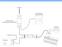 Scon dali dimmer 24v led smart low voltage dimbare controller voor magneet rail verlichtingssysteem - afbeelding 3 van  4
