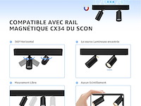 Scon led-spots, 2 × 5 w, 24 v - afbeelding 2 van  5