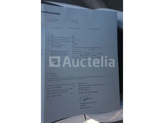 Scooter yamaha yp125e (2009-3,610 km)(vin:vtlse068000011453) - afbeelding 25 van  40