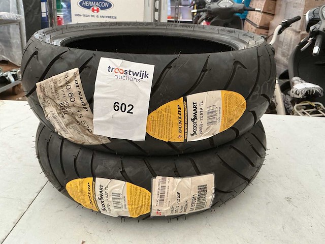 Scooterbanden dunlop(2x) - afbeelding 1 van  1