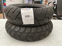 Scooterbanden michelin + mitas(2x) - afbeelding 1 van  1