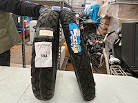 Scooterbanden,heidenhou + michelin(2x) - afbeelding 1 van  1