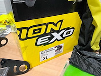 Scorpion exo evo air motorhelm + visors + fluovesten - afbeelding 3 van  7