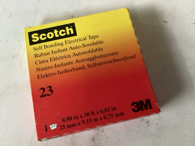 Scotch vulkaniserende tape 25 mm, lengte 9,15 m (24x) - afbeelding 3 van  6