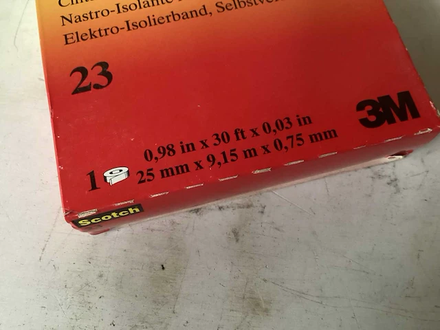Scotch vulkaniserende tape 25 mm, lengte 9,15 m (24x) - afbeelding 2 van  6