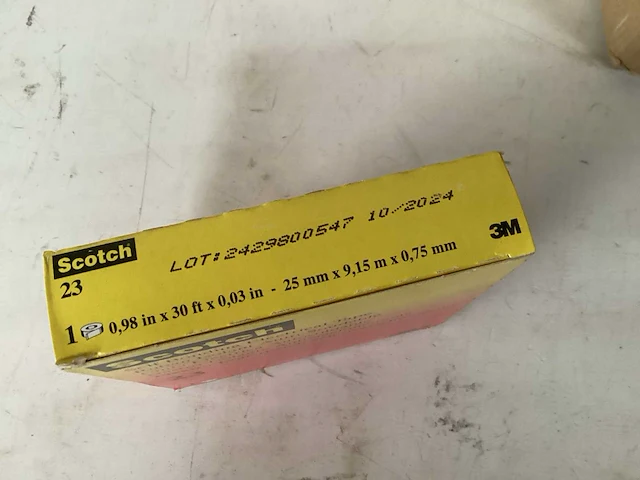 Scotch vulkaniserende tape 25 mm, lengte 9,15 m (24x) - afbeelding 6 van  6